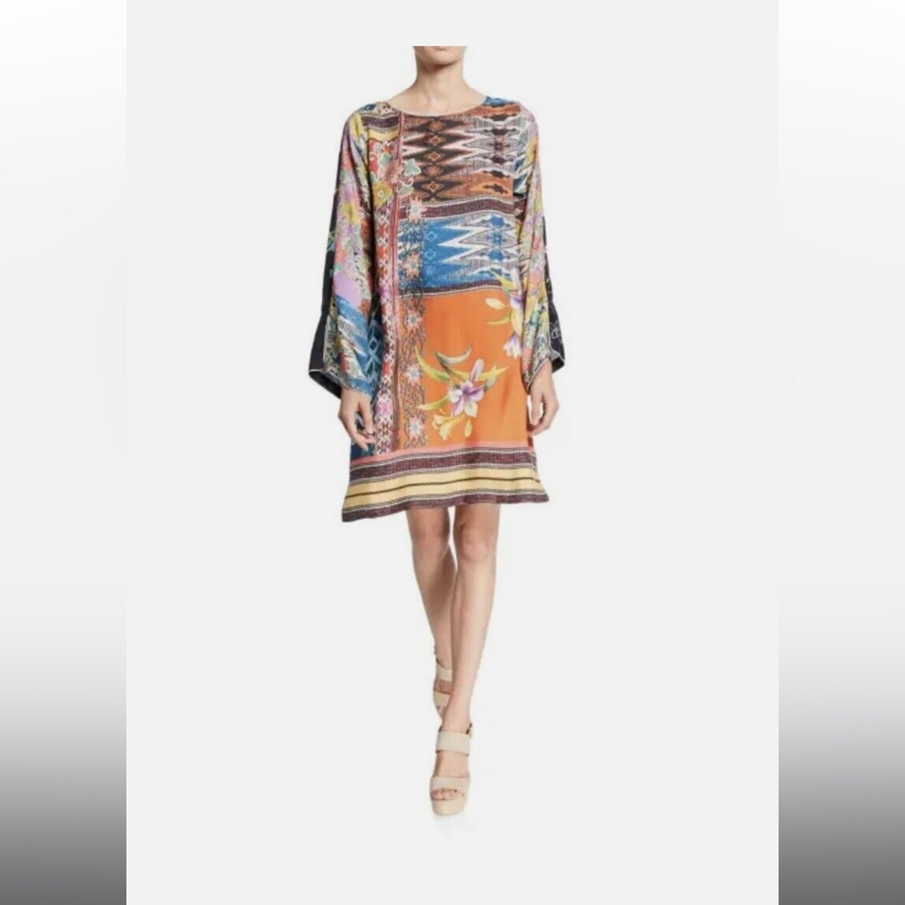 Johnny Was Luna Silk Boho Dress